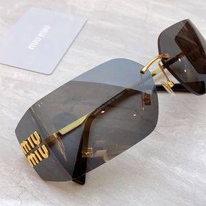 Роскошные дизайнерские солнцезащитные очки Miu для мужчин и женщин. Солнцезащитные очки SMU54YS, модные большие квадратные солнцезащитные очки.