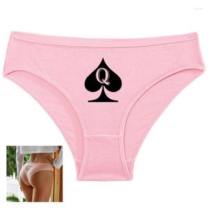 Damenhöschen Spades Queen Spitze transparent Sexy Dessous freche Unterwäsche für Frauen personalisierte Mädchen Baumwoll-Slips