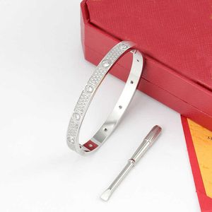 Designer-Charmalme Armband All-Sky Star Carter Titanium Stahl Womens Mode Edelstahldrei-Reihen-Diamant