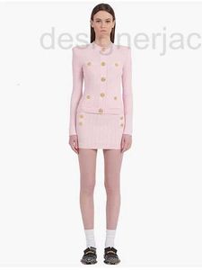 Two Piece Dress Designer Women's Pie Sets new autumn winter brand high-end two-pie knitting fashion jacket short skirt women sexy suit spring JIDF