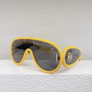 Polisdesigner Mens Frame P Solglasögon Solglasögon Kvinnor för designer Wave Leisure Men Outdoor Travel Mask 2024 För glasögon Kvinnor Solglasögon Guldbokstark design