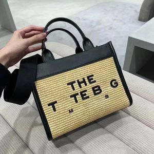 Tessuto per valigie moda CrossBody Frizione Borse a tracolla Lusso di paglia Manico superiore Messenge weekend Borse da donna Portafoglio da palestra Borsa da uomo shopper Borsa in rafia di designer