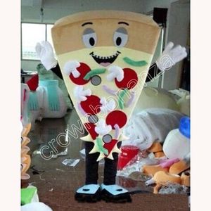 Högkvalitativ prestanda Pizza Mascot Costume Fancy Dress Carnival Custom Fancy Costume Plush Costume