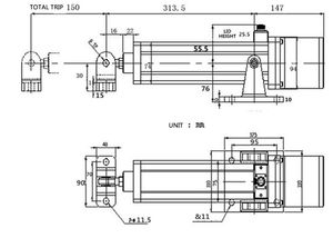 Embreagem de freio de pó magnético Poederremmen implementa sistema de correção fotoelétrica automática para controle de tensão síncrona do motor 90110