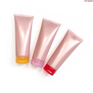 200 ml Pearl Pink Storage Slange Hand Cream Facial Cleanser Cosmetic Packaging Container Mjuka rör pressa underbotten 30 st/lothigh qty hukj