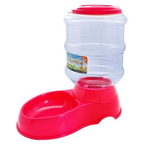 給餌3.5L大型自動ペットフィーダー飲酒噴水ノンスリップドッグフードボウル料理水ディスペンサー猫犬の子犬のための給餌