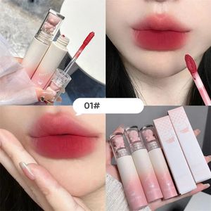 Pink Bear Lip Glaze Mousse Matte Liquid Lipstick Söt björnvattentät sammet naken brun röd läpp läpp mud kind rouge ton kosmetika