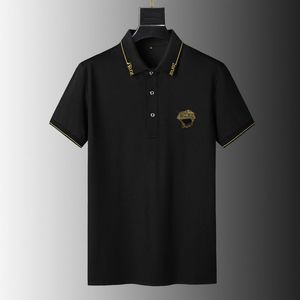 Polo de golfe masculino Polo de golfe personalizado Design de moda respirável Absorção de suor Algodão BOS POLO Casual Conforto Slim Fit Noble Prince POLO bordado de cavalo 3XL Y