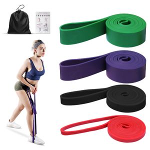 Zespoły oporowe lateks ciężkie opaski elastyczne ćwiczenia elastyczne dla sportowej siły Pull Up trening Pilates Fitness Sprzęt 230617