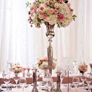 Hot Sale Table Centerpieces Metal Flower Stand Stylish Design Flower Vase för dekoration