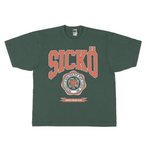 Herren T-Shirts 23 Sicko Green Miami Born From Pain IAN CONNOR T-Shirts T-Shirt Hip Hop Skateboard Street Baumwolle T-Shirts T-Shirt Top kenye 218 230617