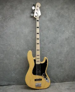 Gorąca sprzedaż dobrej jakości gitary elektrycznej 2005 American 75 RI Bass Natural Ash