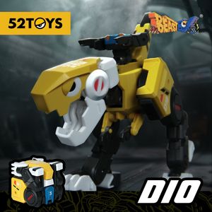 Brinquedos de transformação Robots 52TOYS Beastbox BB-01 DIO Dinosaur Deformation Toy Collectible Action Figure Box Figure Gift Birthday Kid Toy 230617