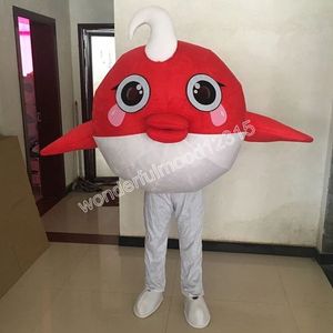 Ocean Fish Mascot Costumes Carnival Hallowen Gifts unisex vuxna fancy party spel outfit semester utomhus reklamdräkt kostym