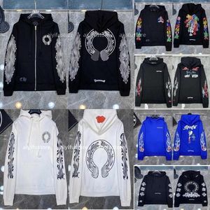 Herren Hoodies Designer Winter Sweatshirts Herz Hoodie Ch Langarm Reißverschluss Jacke Lose Mantel Mit Kapuze Hoody Männer Frau Hip Hop Hoodys