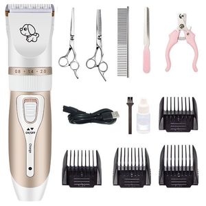 Trimmers Dog Clipper Dog Hair Clippers Grooming（Pet/Cat/Dog/Rabbit）ヘアカットトリマーシェーバーセットペットコードレス充電式専門家