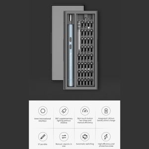Schroevendraaiers iFu Kit cacciavite elettrico Alimentazione portatile/Cacciavite manuale Strumenti di riparazione punte per elettronica/telefono/notebook/orologio Kit fai da te