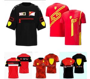 Men's Polos F1 Racing Shirts Summer Team Sports Short-sleeved Jerseys of the Same Style Customizable L99s