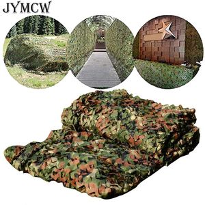 Tents and Shelters 15x3m 2x10m Hunting Military Camouflage Nets Woodland Army training Camo netting Car Covers Tent Shade Camping Sun Shelter 230617