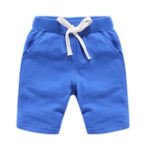 男の子のためのショートパンツ夏のショートパンツコットンソリッドカラー子供