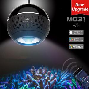 Illuminazione M031 Lampada per acquario a LED Luce per barriera corallina Serbatoio per acquario Acqua salata Barriera corallina Lampada per serbatoio per acquario marino in crescita per acqua di mare