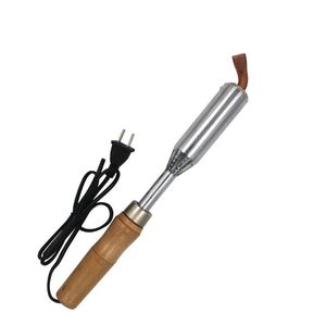 Soldeerijzers 220V 75W 100W 150W 200W 300W Duty Electric Soldering Iron High Power Chisel Tip Soldering Iron Chisel Tip Wood Handle iron