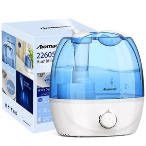 Appliances Aroare Cool Mist Air Humidifier 2.6l Quiet Ultrasonic Humidifiers for Bedroom & Large Roomadjustable360° Rotationbpa Free