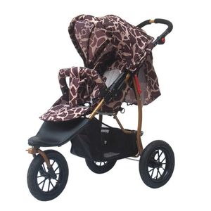 Three Wheeled 3 in 1 Stroller Can Sit Lie Flat, Lightweight and pram with Carry cot 0-3 Year Old Baby Strollers Pushchair