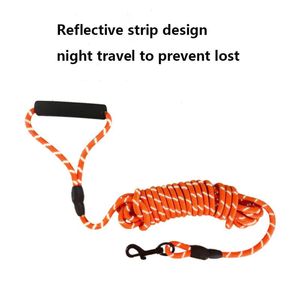 Leashes Dog Leash Long Lead Training Tracking Line Comfortable Handle Heavy Duty Floatable Dog Rope 6m/10m for Small Medium Large Dogs