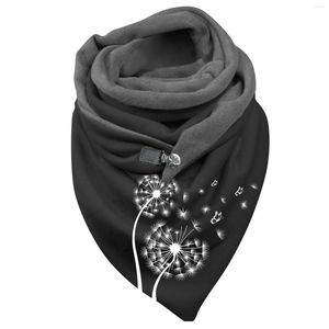 Шарфы треугольник шарф женский зима теплый мягкая кнопка винтаж с рисунками хлопковые цветы