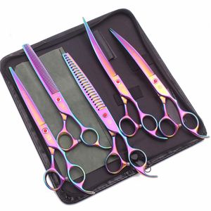 Scissori Scissori Black Dog Grooming Scissors Professional JP 440C 8 