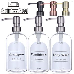 Dispensadores Clear Shampoo Condicionador de lavagem corporal Distribuidor de lavagem