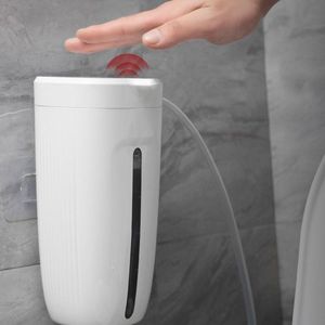 Ställer in automatisk skumtvåldispenser Portabel unik toalett rengöringssystem Toalettskål för Hotel Hem Badrumdekor Tillbehör