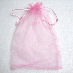 100pcs Big Organza 포장 가방 주얼리 파우치 결혼식 선호도 크리스마스 파티 선물 가방 20 x 30 cm 7 8 x 11 8 inch270o