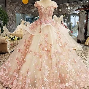 Lässige Kleider, rosafarbene Prinzessin-Braut, einschulteriges, schmal geschnittenes Hochzeitskleid für den Abend über alles