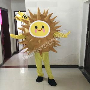 Performance Fruit Durian Mascot Costume Carnival Unisex Adults Outfit Adults Size Xmas Birthday Party Outdoor Dress Up Costume Props