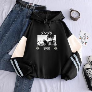 Herren Hoodies 2023 Genshin Impact Zhongli Sweatshirt Damen Herren Manga Streetwear Pullover Übergroße Langarm Winterkleidung