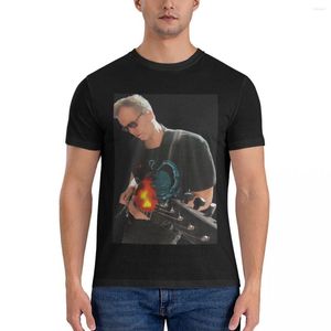 Herrpolos ShatnersHairpiece spelar gitarr! Active T-shirt Summer Tops Edition T Shirt Black
