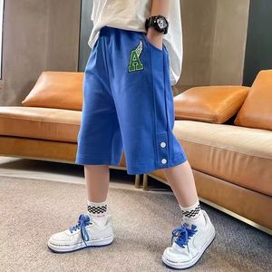 Shorts Summer Childrens Slouchy Sports Pants Trend Harajuku Capris Simple Casual Day Style Mens 230617