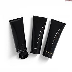 200 ml Black Glossy Cosmetic Soft Tube Travel Makeup Squeeze Sub-Bottling Refillable Packaging Containers Lotion Slang 30 st/Lothigh Qty Aacju