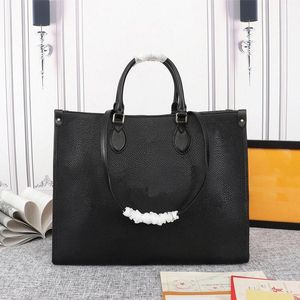 1 -135 41cm Classic Print Flower Ladies Handbags Purses Embossing Large Capacity Shopping Bags Women Beach Totes Single Shoulder Ba ULUg