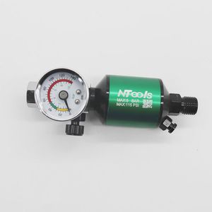 Spraypistolen Spray Gun Regulator And Air Filter Air Regulator Filter Tool Aluminum Body Spray Gun Pressure Regulator Gauge