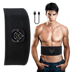 Integrated Fitness Equip Abs Muscle Stimulator Electric EMS Trainer Toner USB Rechargeable Abdominal Vibration Belt Body Waist Belly Weight Loss 230617