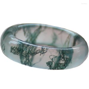 Anéis de cluster Moss Ágata Anel Natural Gemstone Jóias Para Mulheres Homem Presente Atacado!