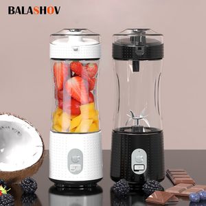 Espremedores Portáteis Tamanho USB Espremedor de Frutas Elétrico Portátil Liquidificador de Smoothie Mexendo Recarregável Mini Processador de Alimentos Liquidificadores de Suco 230617