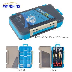 Accessoires ilure doppelseitig Fischerei Tackle Boxen Fischerei Köder Jig Box Organisator Fischerei Köder Tackle Lagerung für Blades Spinner