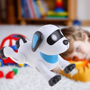 Другие игрушки с дистанционным управлением собака RC Rotic Stunt Puppy Programmable Smart Toy с звуком интерактивной и прохладной внешностью 230617