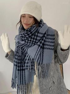 Sciarpe 2023 imitazione cashmere donne sciarpa signore invernali da donna retrò panoramica sciarve pashmina mujer foulard bufanda wrap shawl pareoo