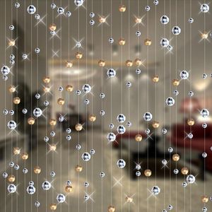 Curtains Fashion Crystal Glass Bead Curtain Indoor Home Decoration Wedding Backdrop Decoration Supplies