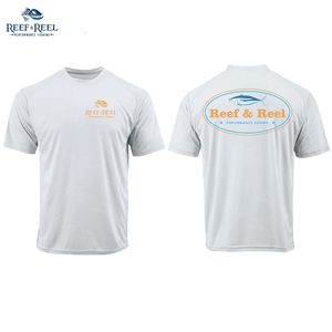 Other Sporting Goods REEF REEL Sun Protection Fishing Shirts Short Sleeve Lightweight Fishing Clothing UPF 50 Protection Camisetas De Pesca Tops 230617